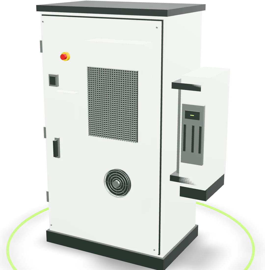 Шафа накопичення STORE ENERGY з боковим інвертором на круглій платформі